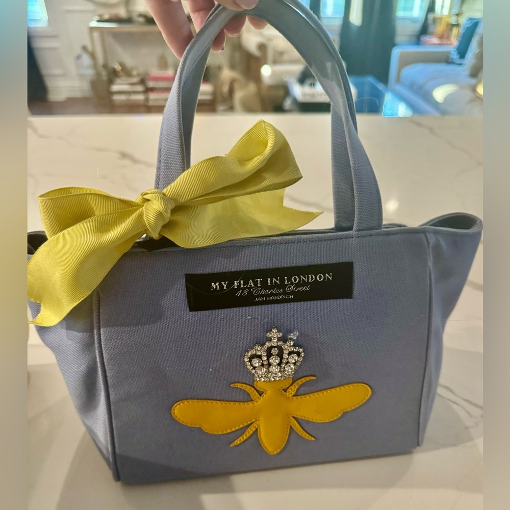 My Flat London Bee Rhinestone Bag